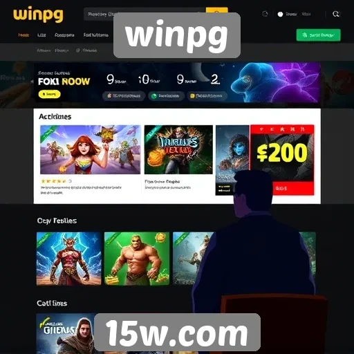 Análise do desempenho do site de jogos winpg